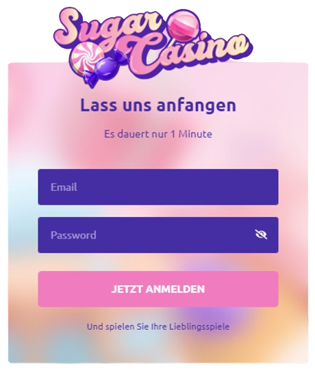 sugar casino anmeldung
